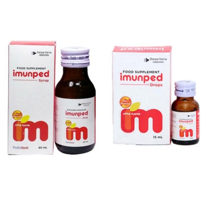 IMUNPED SYRUP DAN IMUNPED DROP (VITAMIN C & ZINC )