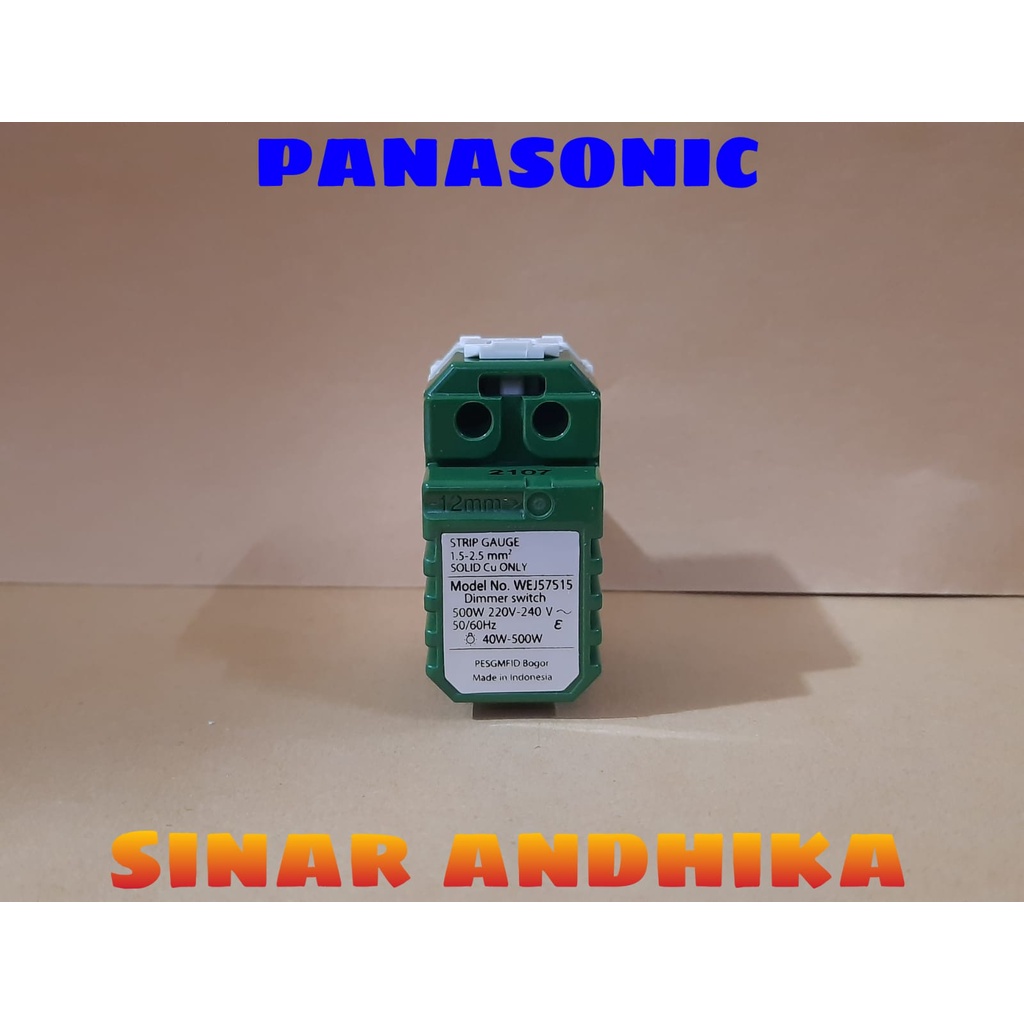 SAKLAR DIMMER PUTIH PANASONIC 500 WATT WEJ 57515