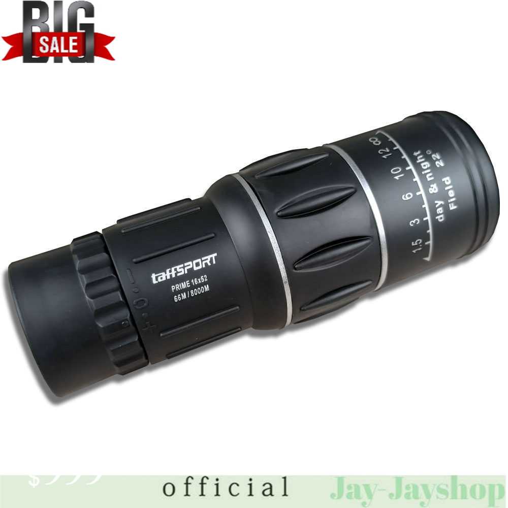 TaffSPORT Prime Teropong Monokular Focus Zoom Lens Telescope 16x52