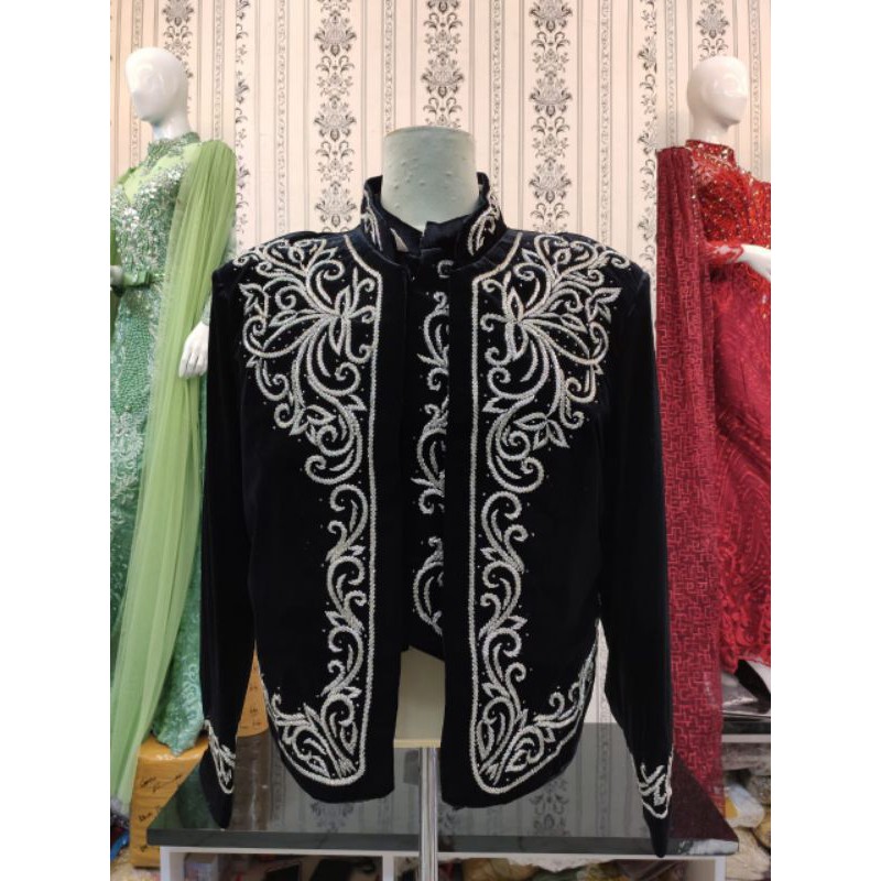 Beskap pengantin bludru adat jawa/Wedding dress