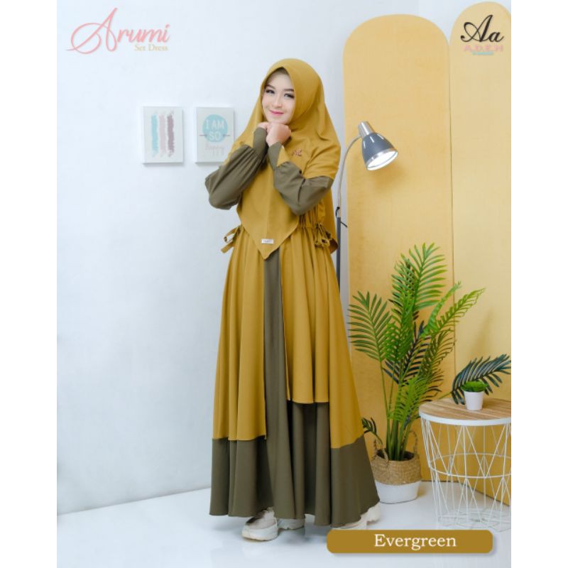 OPEN PO. ARUMI DRESS SET BY ADEN HIJAB