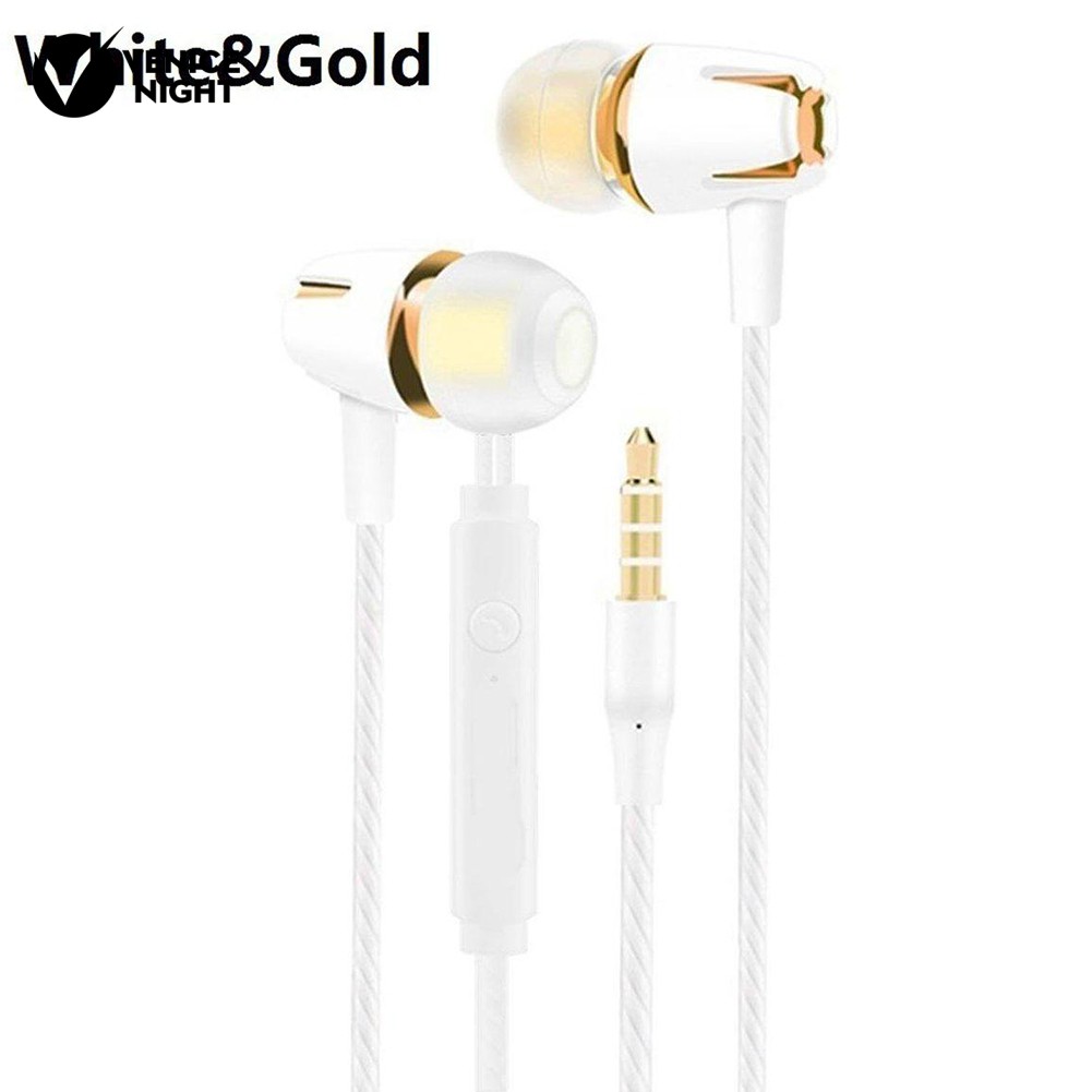 Earphone In-Ear Heavy Bass Universal Dengan Kabel Dan Jack 3.5mm