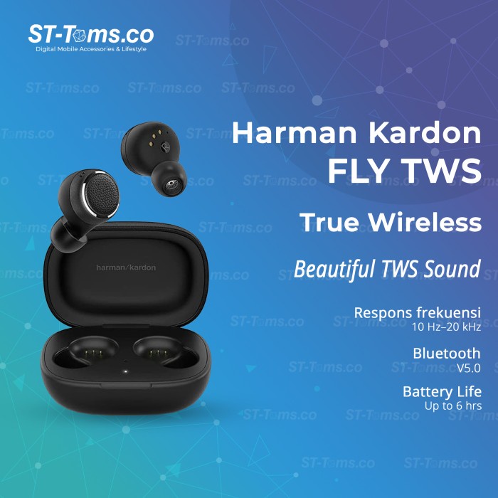 Harman Kardon FLY TWS True Wireless In-Ear Headphones Earbuds