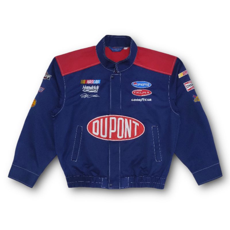 Du Pont Nascar Jacket Vintage Second Size L / Jaket F1 FREE ONGKIR