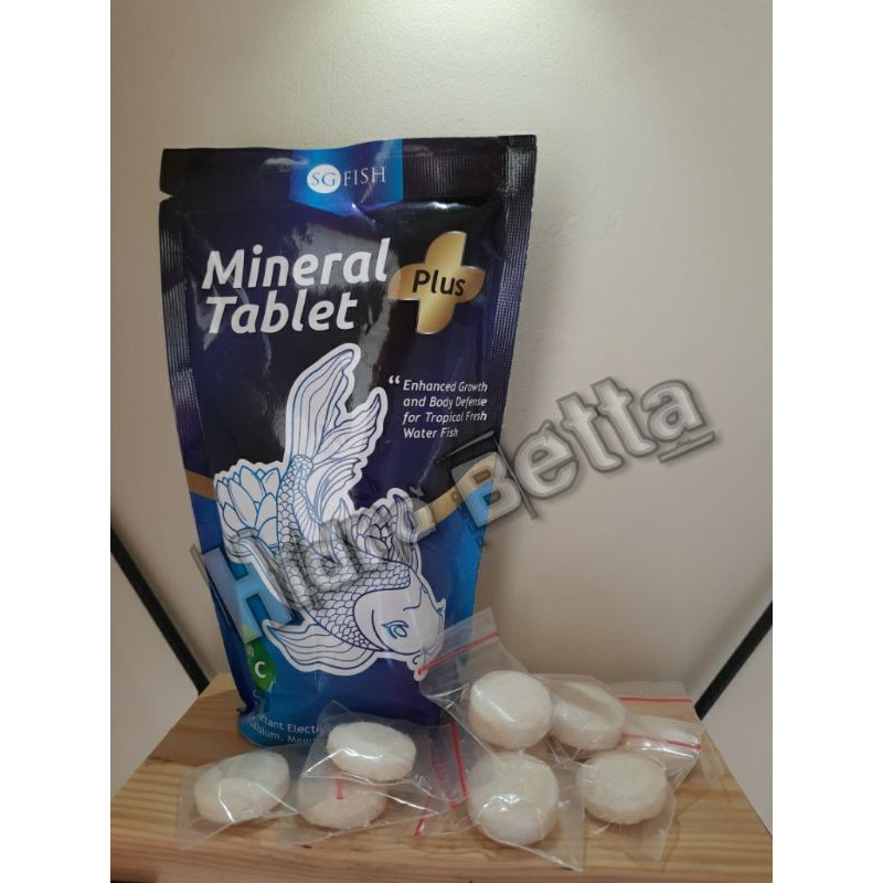 MINERAL TABLET PLUS Vitamin C Garam Ikan Ecer