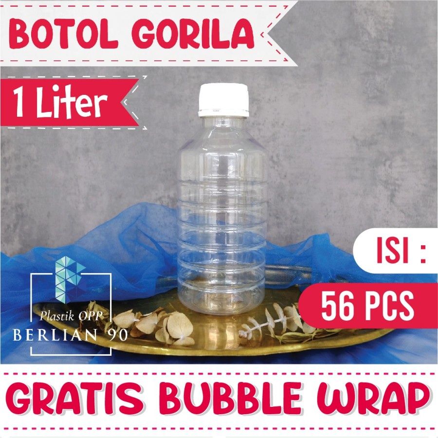 Botol Chemical 1000 ml Botol Plastik Gorila 1lt Botol Plastik Chemical