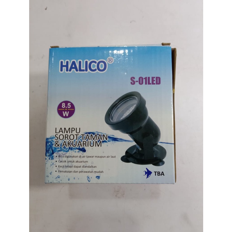 HALICO S-01LED LAMPU SOROT TAMAN&AKUARIUM AQUARIUM LAMPU SOROT AQUASCAPE LAMPU KOLAM LAMPU DALAM AIR