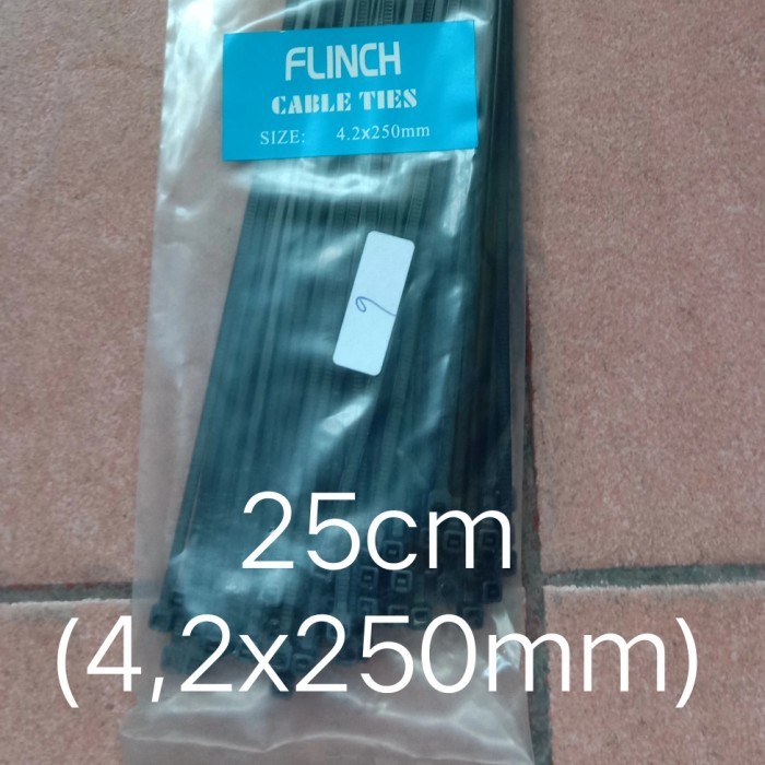 CABLE TIES FLINCH 25CM ISI 100PCS