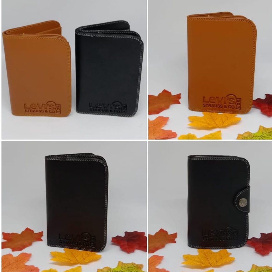 Dompet lipat tanggung/dompet lipat sintetis/dompet lipat pria