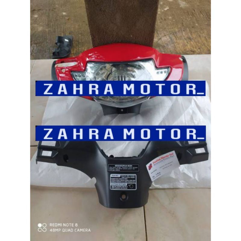 Batok depan honda supra x 125 lama warna merah 1 set