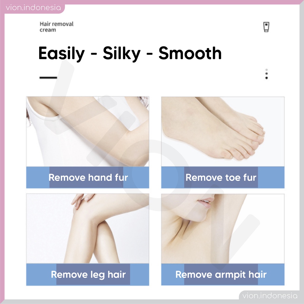 SENANA Hair Removal Cream Perontok Penghilang Bulu Rambut SN005