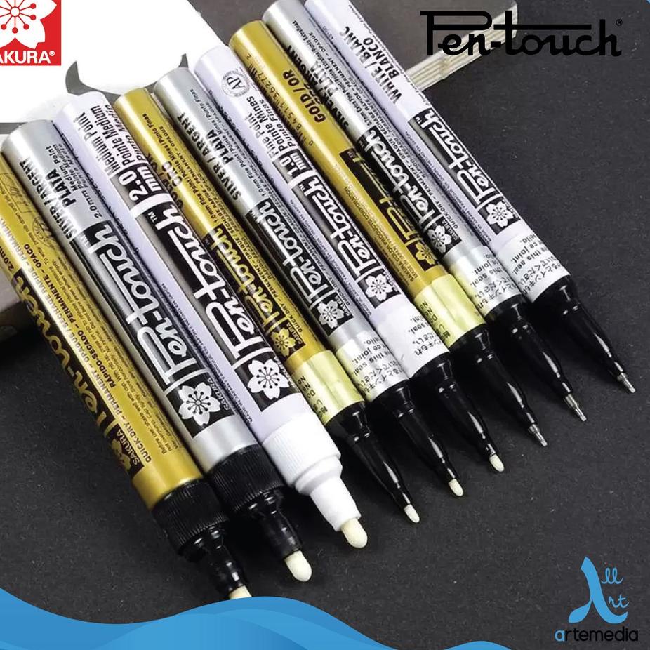 

PREMIUM!! Spidol Permanen Sakura Pen Touch Paint Marker Pigment Color ฒ