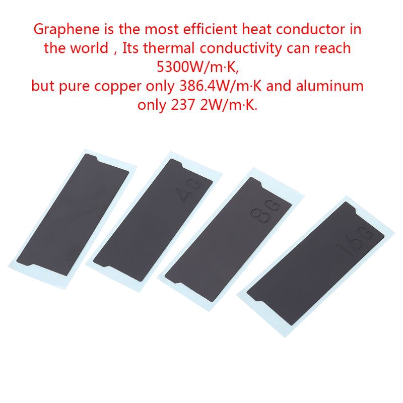 ❀CRE Copper Graphene Laptop Memory Heatsink Cooling  RAM  Kit