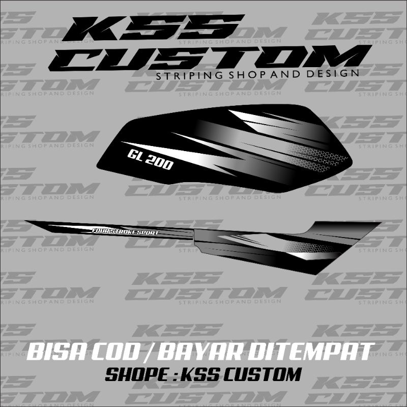 cod striping gl custom variasi herex - striping gl variasi gl pro gl max variasi