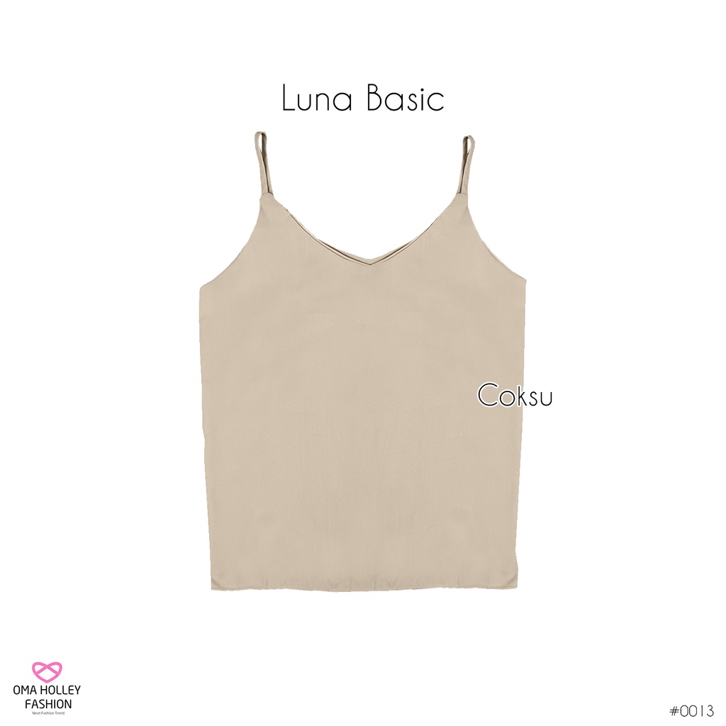 (COD) OH Fashion Luna Basic Tank Top Premium Quality Korea #0013 (Part 1)-Coksu