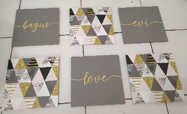 Craftpedia Hiasan Dinding Home Sweet Home 1 Set Swa16