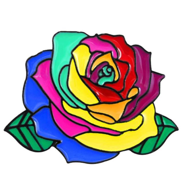 Acc01: Beautiful rose Pin on Jacket Bag Shirt