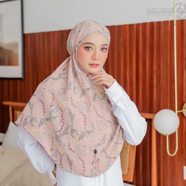 Koyu Hijab Instan Bergo 2layer Premium Isyela Best Seller