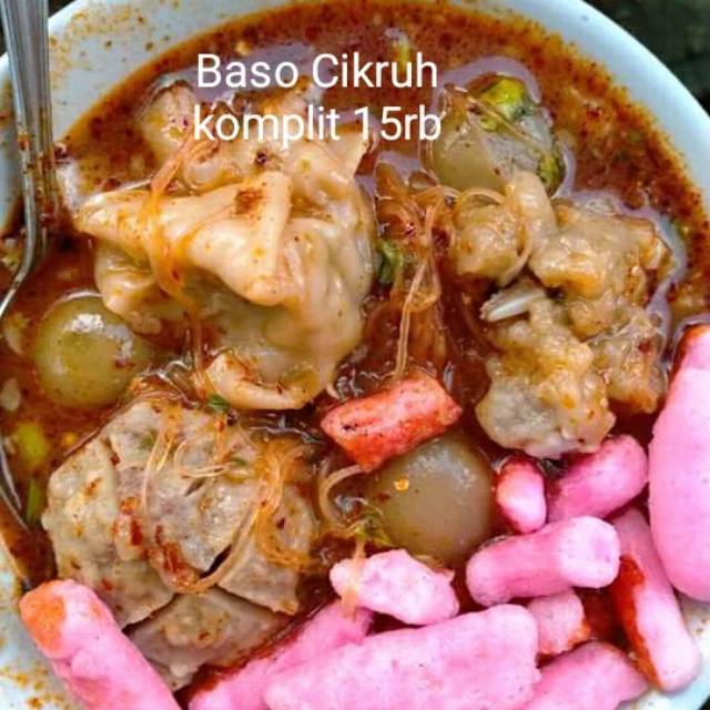 

Bakso cikruh komplit