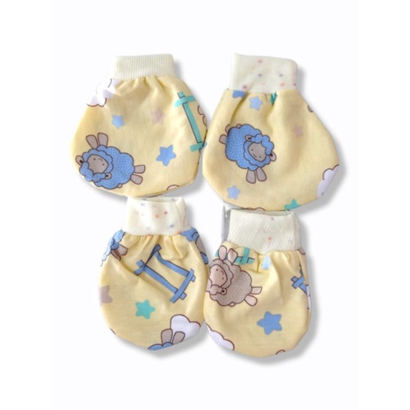 Sarung Tangan &amp; Kaki Bayi Motif 0-12 BULAN