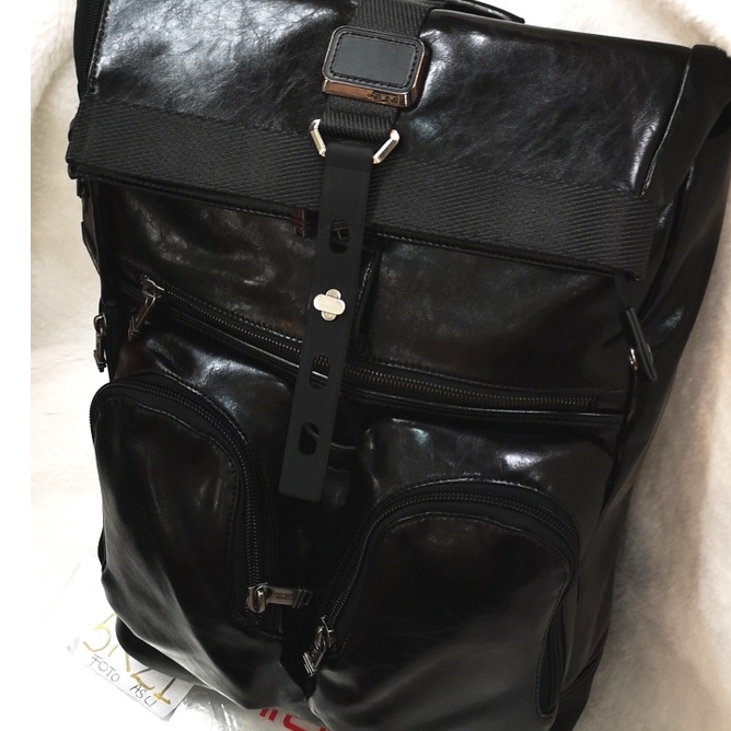 TAS RANSEL LONDON ROLL TOP FULLY LEATHER KULIT RANSEL/NYLON