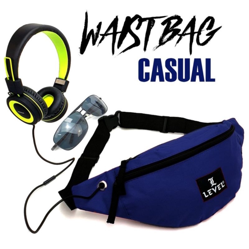 TAS SELEMPANG WAISTBAG PRIA FASHION TAS CASUAL