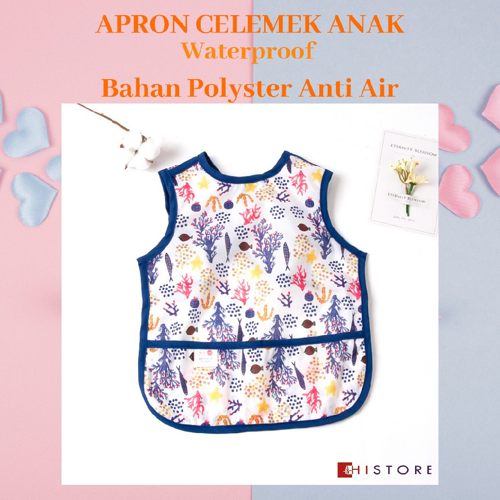 APRON CELEMEK BAYI POLYESTER FABRIC TAHAN AIR BAHAN SUPER PREMIUM