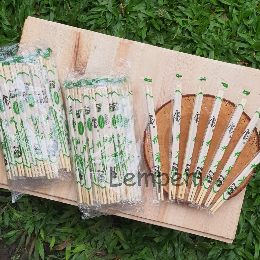 Ecer Sumpit Bambu Steril Sukawa + Tusuk Gigi-Sumpit Bambu Sekali Pakai