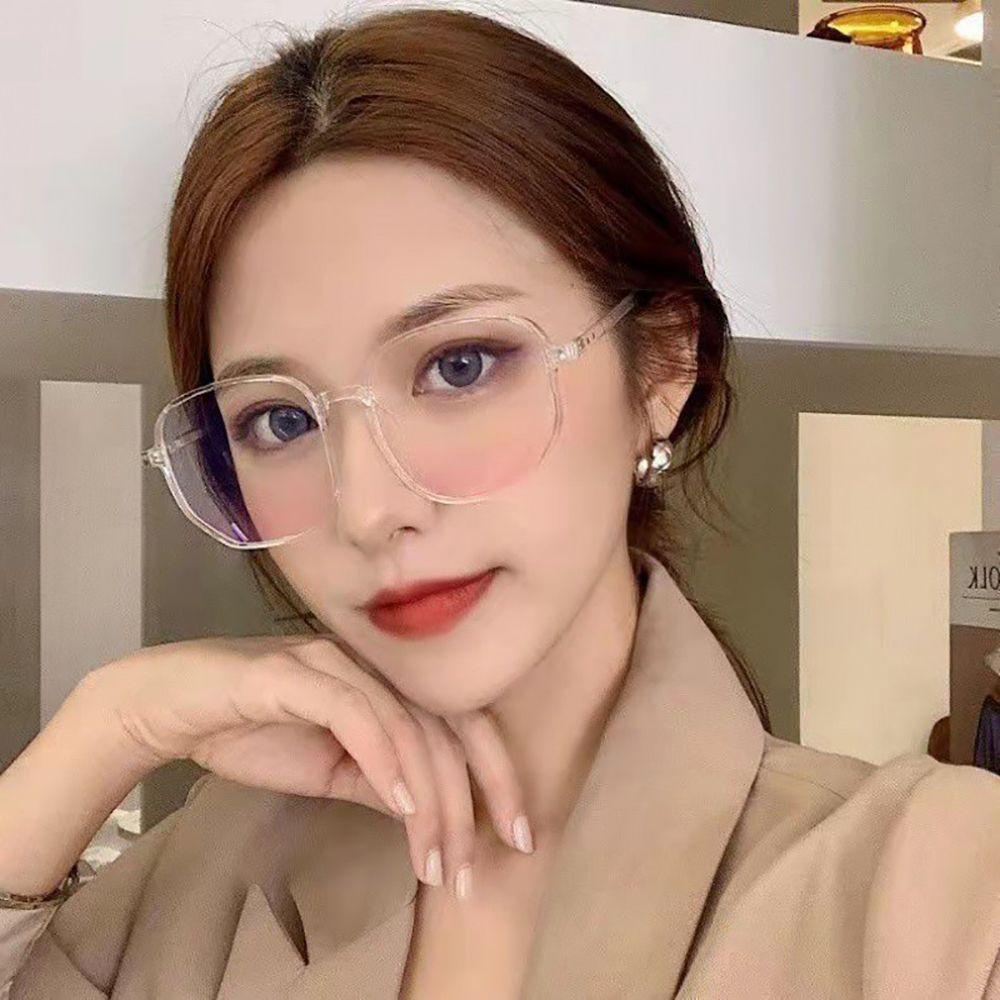 Mxbeauty Kacamata Blush Simple Kaca Mata Anti Radiasi Untuk Wanita Pria Kacamata Baca Kacamata Komputer Kaca Anti Radiasi Kacamata Lensa Bening Kacamata Blocking Glasses