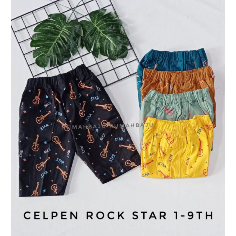 CELANA PENDEK ANAK ROCKSTAR 1-9th
