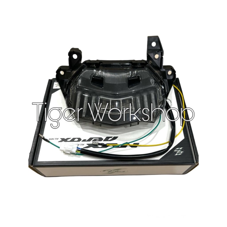 Lampu Stop Aerox New Undertail Aerox 155 2021 7Warna Senja Magnet Control Plus Cover Lis Lampu Stop