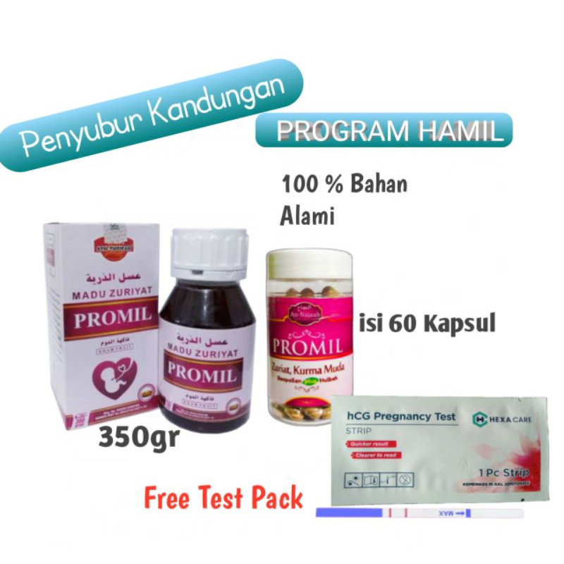 Paket Madu Promil Zuriat & Kapsul Zuriat / Program Kehamilan Madu Zuriat/Buah Zuriat/Promil Suami Is