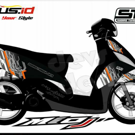 STIKER LIVERY BUS STJ || MIO J, SUDIRO TUNGGA JAYA