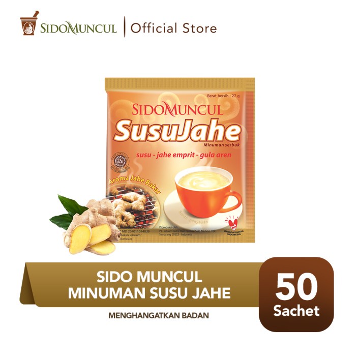 

Sido Muncul Minuman Susu Jahe 5x10's - Menghangatkan Badan (BERKUALITAS)