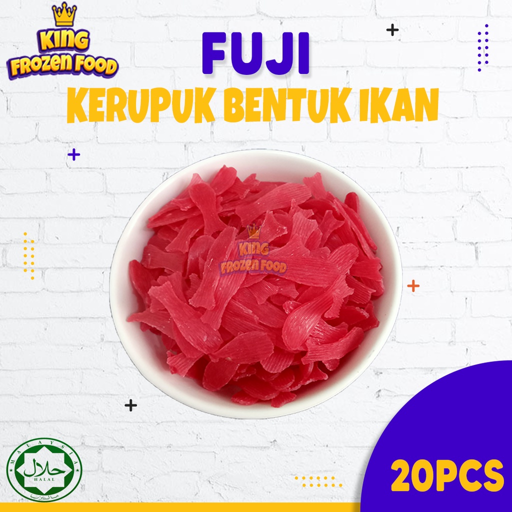 Kerupuk Bentuk Ikan Merah 250g