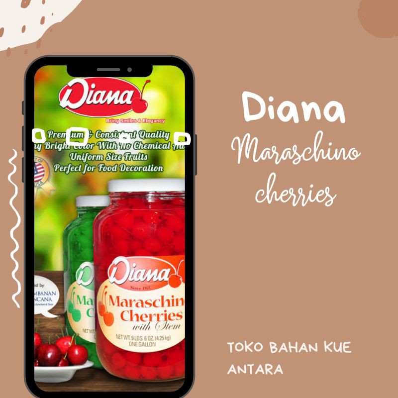 

Diana maraschino cherries
