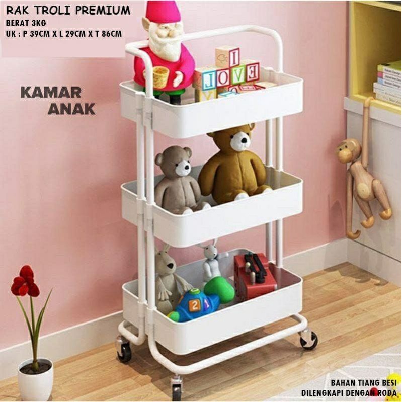 TROLLEY RAK|RAK 3 SUSUN|TROLLY RAK 3 SUSUN|TROLLY RAK MULTIFUNGSI|RAK MULTIFUNGSI|TROLLY MULTI FUNGS