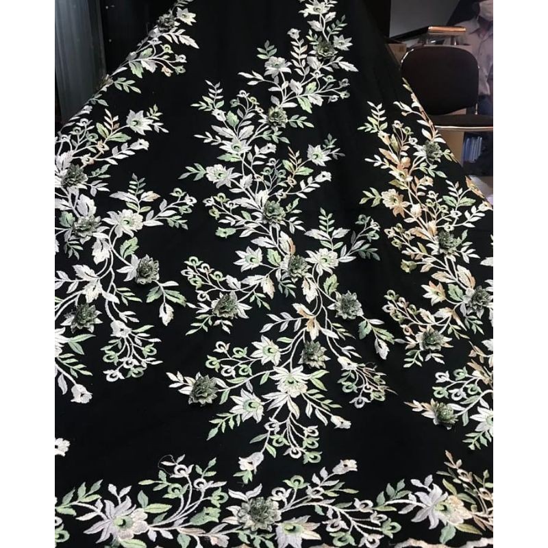 TULLE BORDIR BUNGA 3D