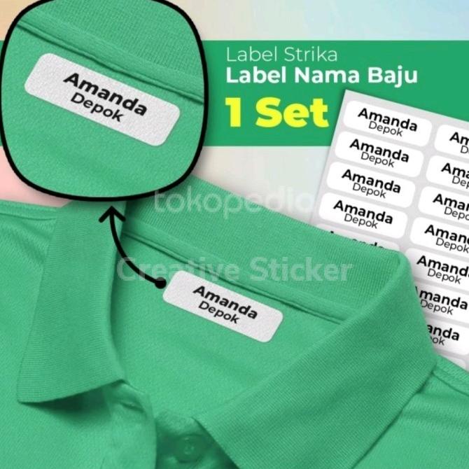 

(BISA COD) PROMO Label Iron Name Sticker Nama Baju LABEL PRODUK FASHION HIJAB SPECIAL Kode 1099