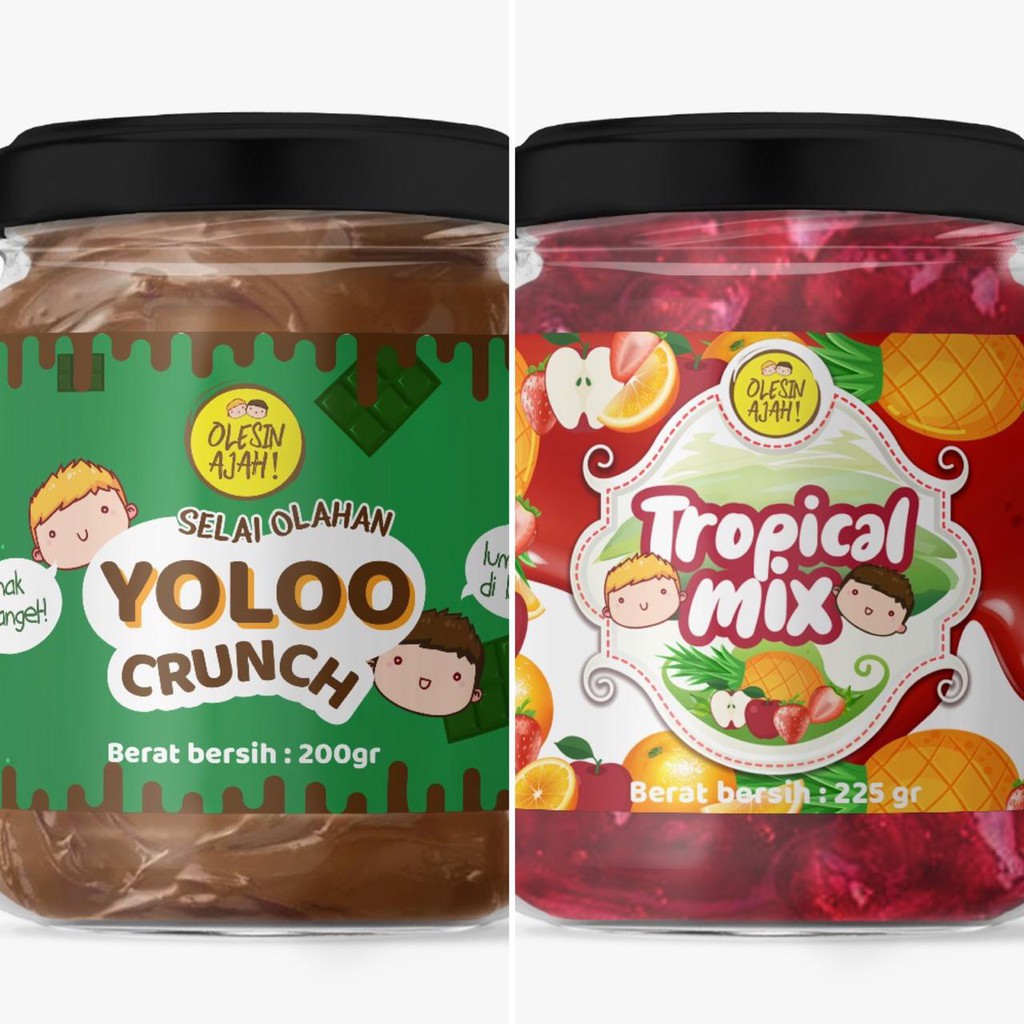

Promo OlesinAjah Selai Yoloo 200Gr + Selai Tropical Mix 200Gr