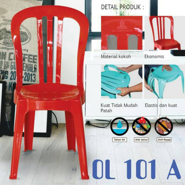 Kursi Plastik Olymplast 101