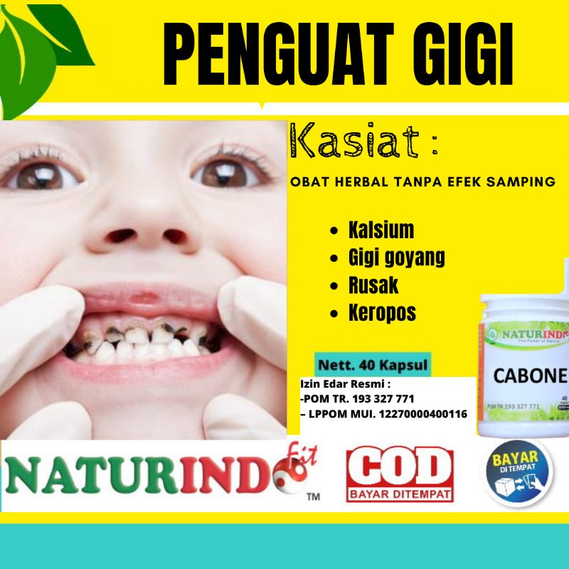 Obat Penguat Gigi Ampuh Gigi Berlubang Gigi Goyang Gigi Berdarah Herbal paling Ampuh