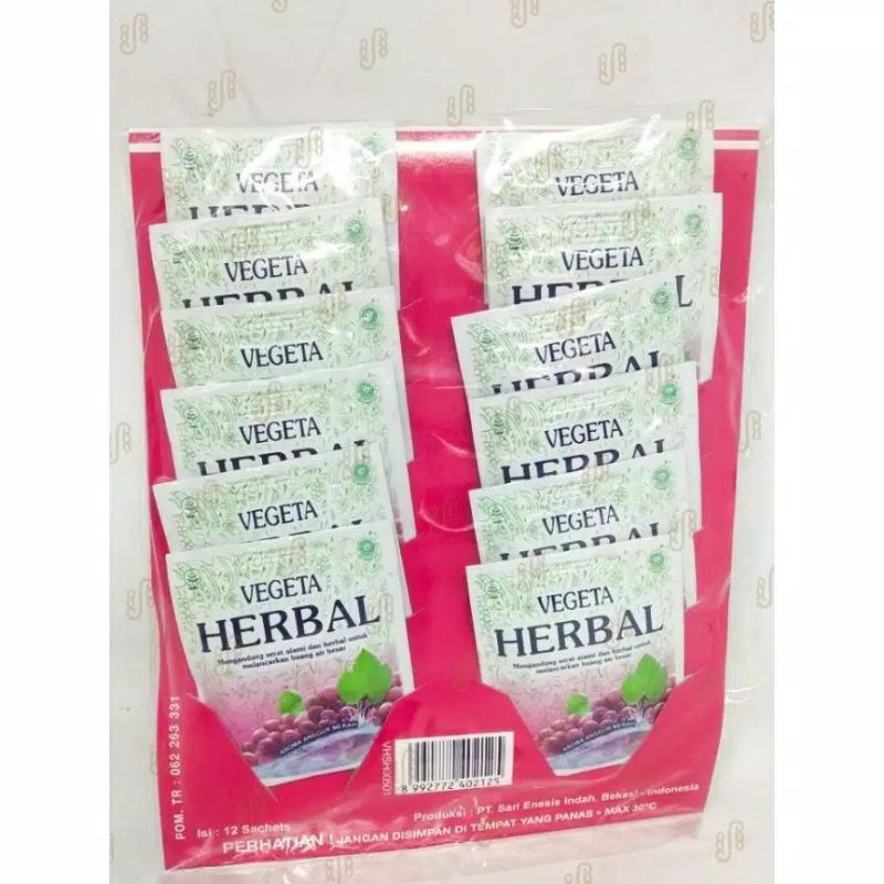 VEGETA HERBAL isi 12 sachet