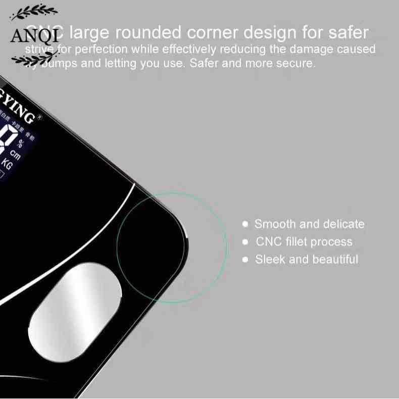 ANQI 1888 Timbangan Badan Digital Body Fat Monitor With App Smart Weight Scale /Timbangan Pintar LSH