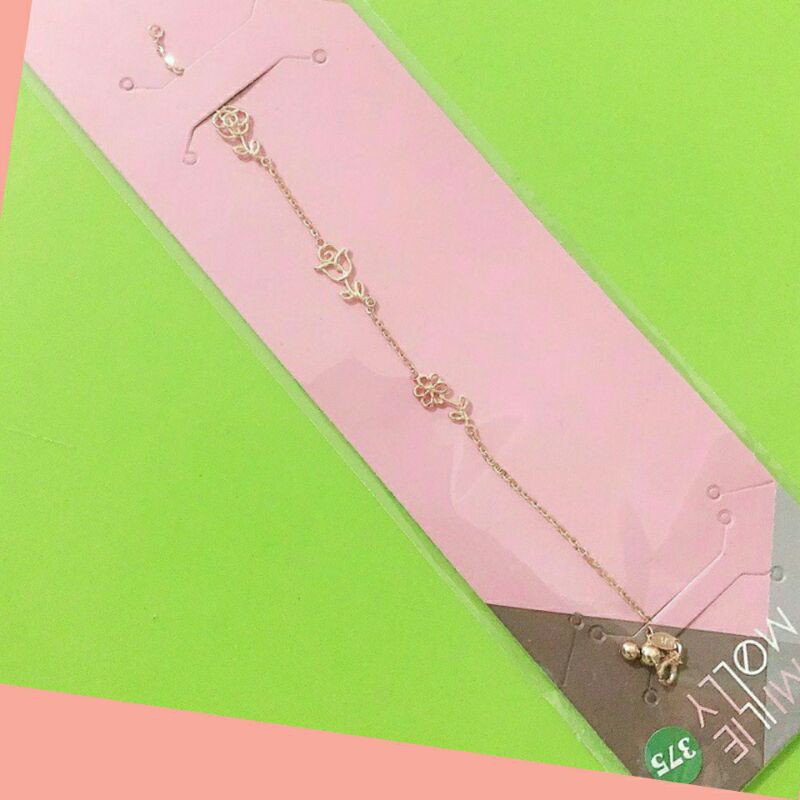 GELANG SERUT LINEA LOVE ROSE BUNGA EMAS UBS MILLIE MOLLY KADAR 375