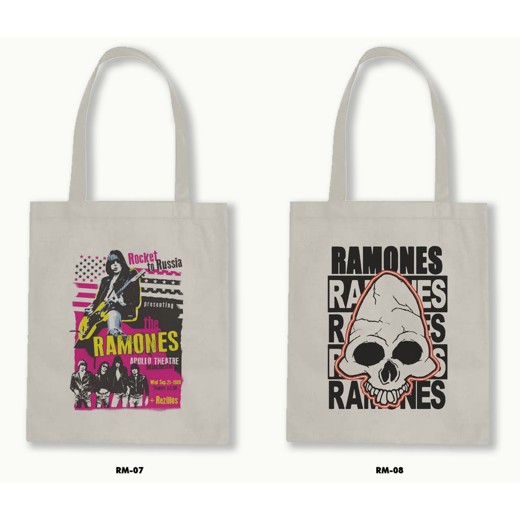 TOTE BAG BLACU - RAMONES