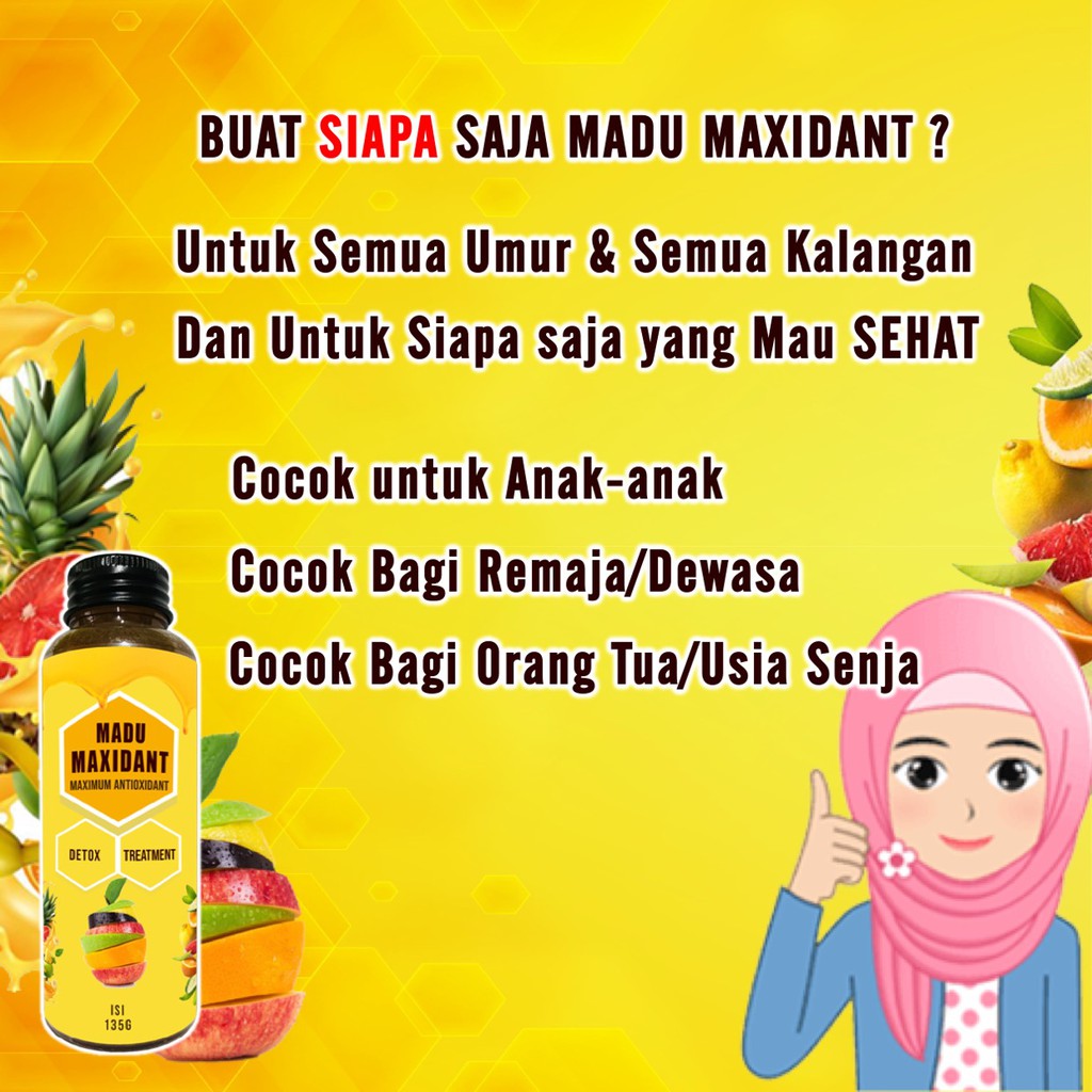 Madu Maxidant Almahaz 154 GR Madu Asli Madu Murni Madu Anak Madu Lemon