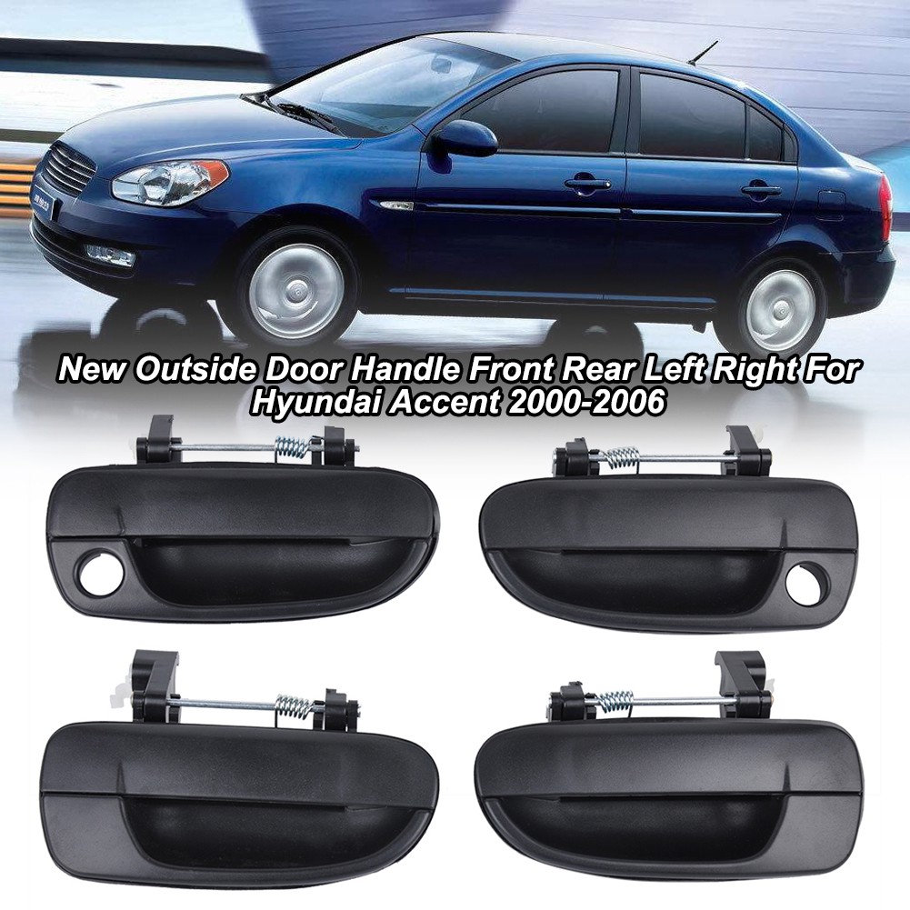 4pcs Handle Pintu Depan Belakang Untuk Modern Hyundai Accent 2000 2006 Shopee Indonesia