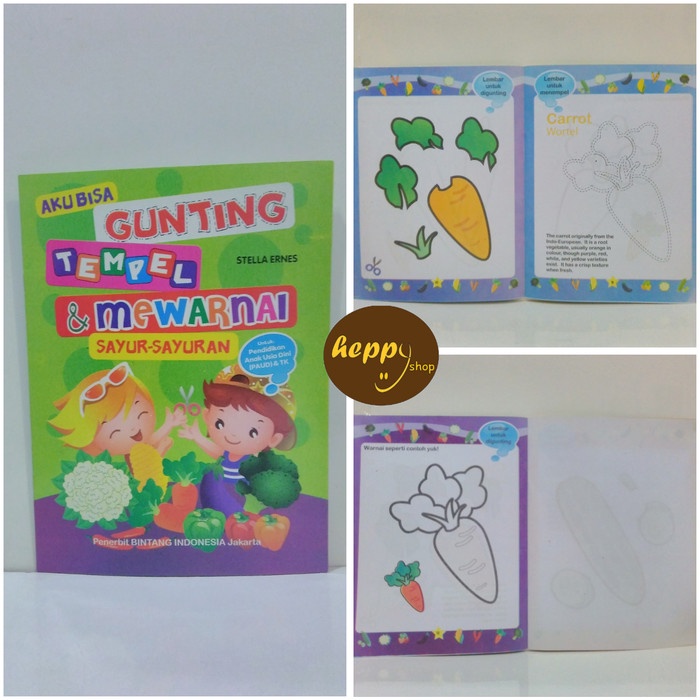 

Sketsagambar- Buku Gunting Tempel Aktivitas Menggunting Menempel Anak - Sayuran -Buku-Gambar-Sketsa.