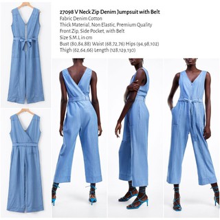 m and s denim jumpsuit